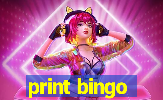 print bingo